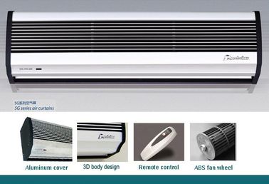 Fire Resistance Cool / Hot Air Door Heaters Air Curtain With Aluminum Cover