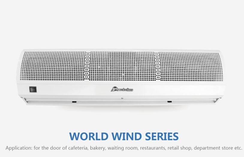 Fire Resistance Electric Air Curtain For Restaurants Freezer Air