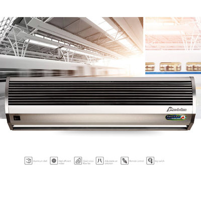Aluminum Silver Overhead Door Commercial Air Curtains With Low Noise Air Door Fan