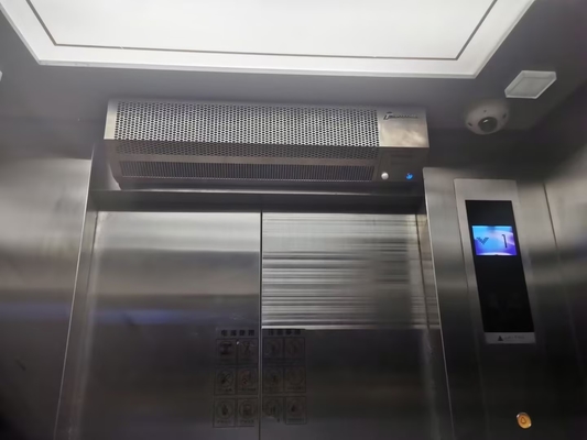 2024 New Stainless Steel Elevator Ventilation Air Curtain With Body Induction Auto On/off, 32 Inch