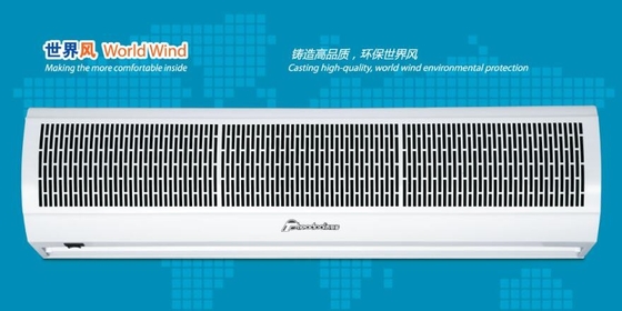 2025 New Cross-flow Air Curtain With Powdered Metal Cover For Door Of Cafeteria Bakery