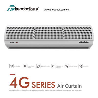 4G Series Air Curtain 900-2000mm 220-240V Low Noise Compact