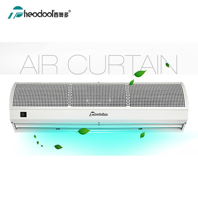 90-200cm Compact Air Curtain 11m/s Velocity with Remote Control