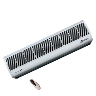 220V Compact Air Curtain Fan for Door with Remote Control 2 Speeds