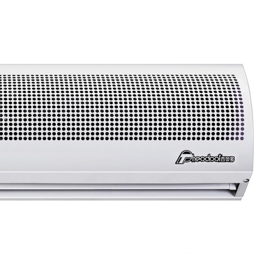 Compact Black Air Curtain 0.9m to 2m with Remote Control 220-240V