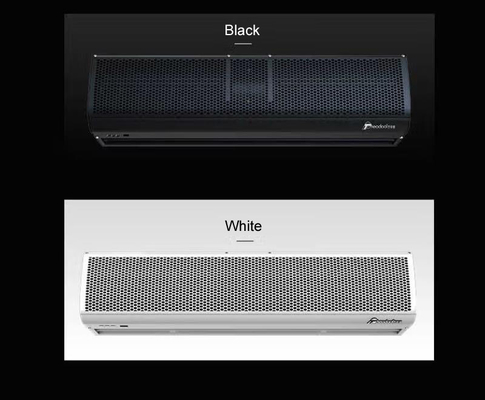 Compact Black Air Curtain 0.9m to 2m with Remote Control 220-240V