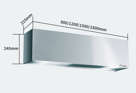 SS304 Stainless Steel Air Curtain 1500mm for 2.5-4m Doors