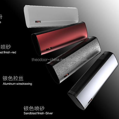 3000W Remote Controlled Wall-mounted Industrial Air Curtain Mini Heating Door Fan for Commercial and Household Use