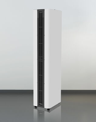 Floor Standing Heated Air Curtain For Glass Door Vertically Installation Thermal Air Screen