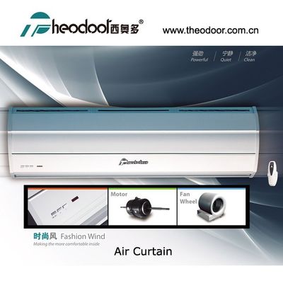 Residential Centrifugal Overhead Door Air Curtain For Restaurant 13-16m/s 16-20m/s