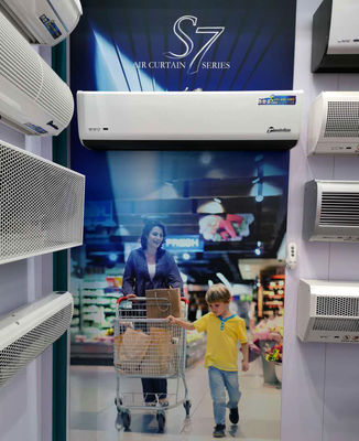 Overdoor Air Partition Door Curtain