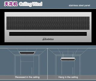Energy Saving Recessed Ceiling Wind 36 Inch Air Curtain for Doors