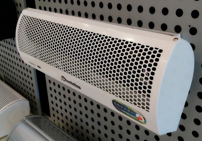 Window Type Heater 32 Inch Heated Air Curtain , Commercial Window Mini Over Door Heaters