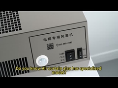 2025 Fan Cooling Elevator Compact Air Curtain Steel Or Stainless Steel Air Curtain Fan Cooler
